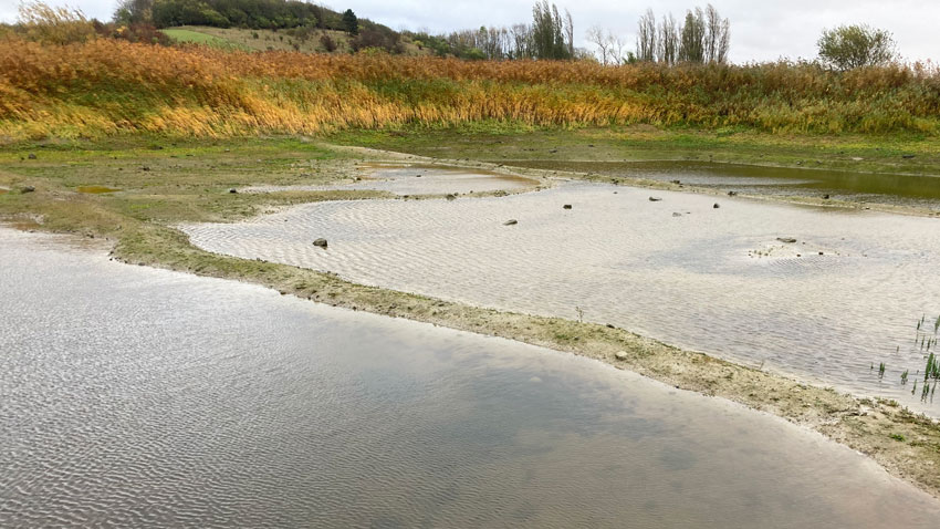Drænreservoir ved Brdr. Bertelsen på Samsø