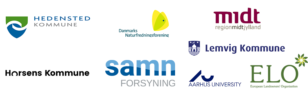 Logosamling over samarbejdspartnere til projekt BioScape