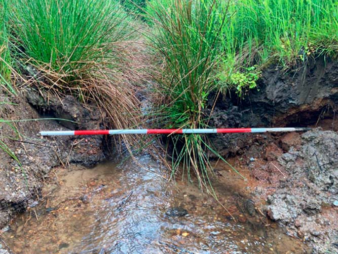Bundbredden er gravet ca. 3 gange større end tidligere