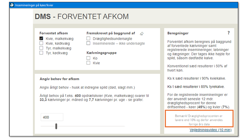 Opdatering til DMS - september 2025