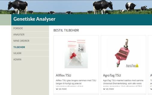 Genetiske analyser - Køb tilbehør