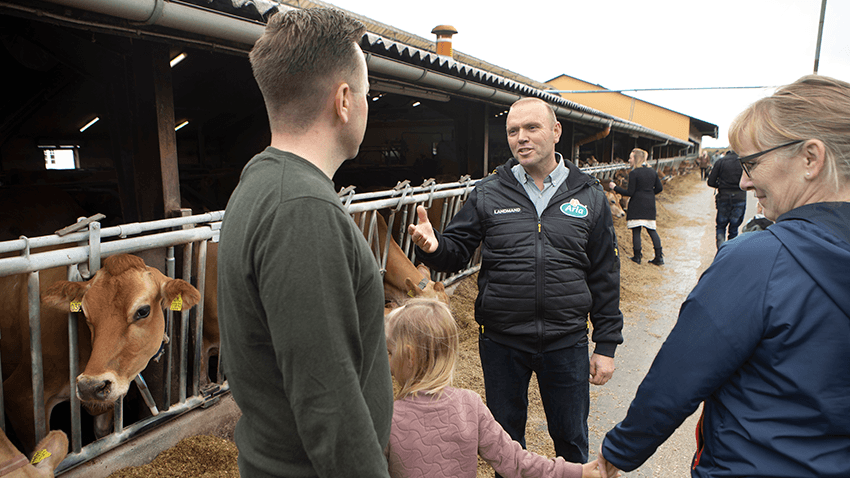 Mælkeproducent Torben Hansen fra Fjelsted på Vestfyn