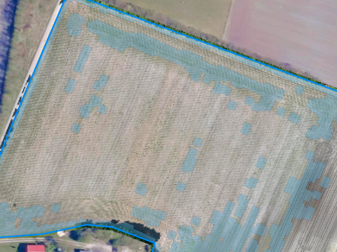 Billedet viser tildelingsfil fra CropUp