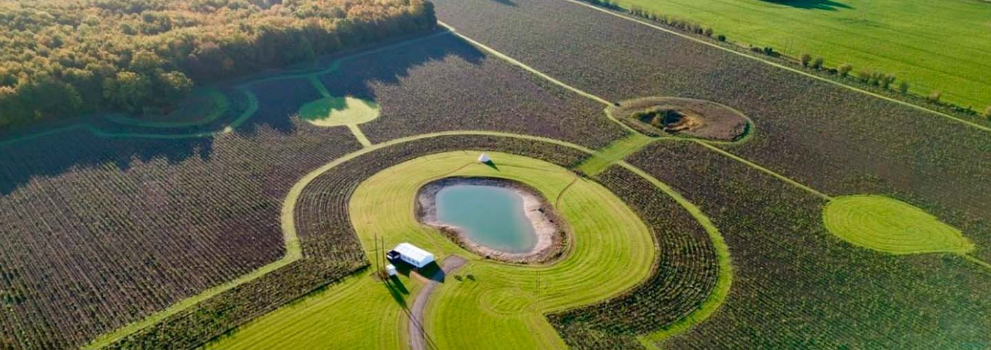 I midten af arealet er der etableret en sø til gavn for dyre- og planteliv