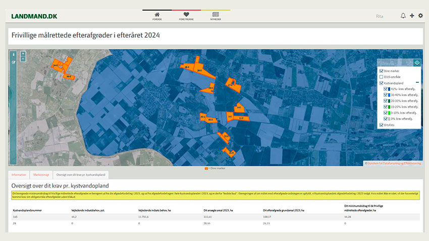 kort fra landmand.dk