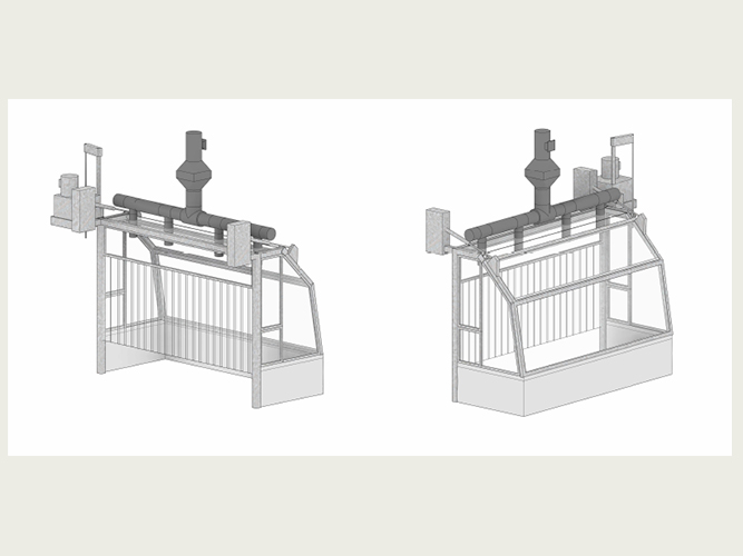 Metanhuset over foderbordet 