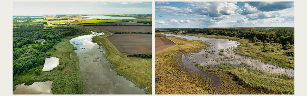 Byn Sø ved Bækmarksbro i Vestjylland