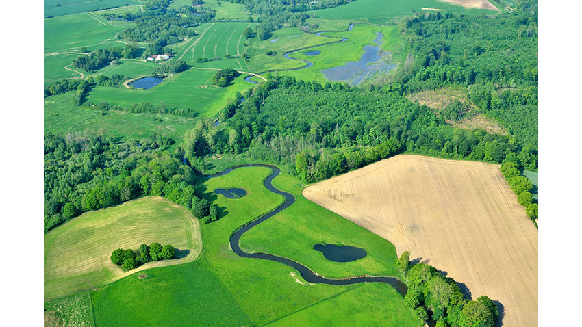 Wetland project restoration of Odense Å