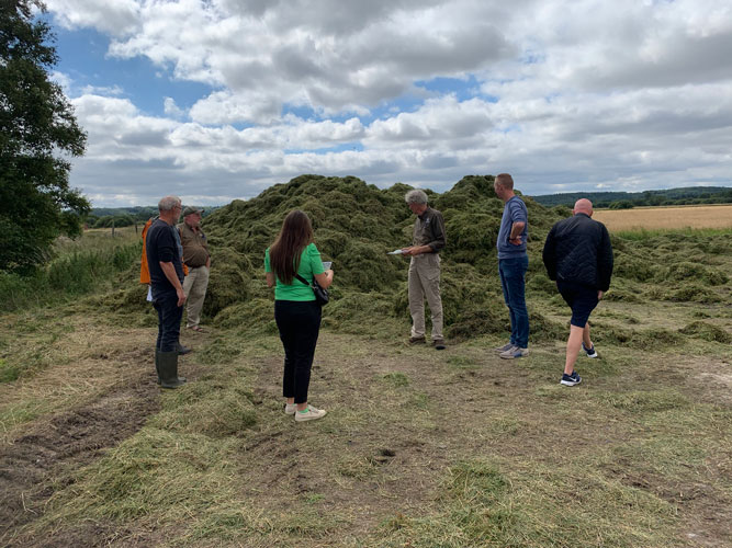 Høst af biomasse i Nørreådalen i projekt Høsttek