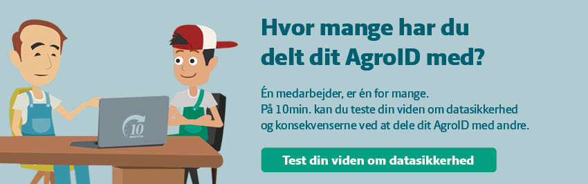 Kampagne: Hvor mange har du delt dit AgroID med?
